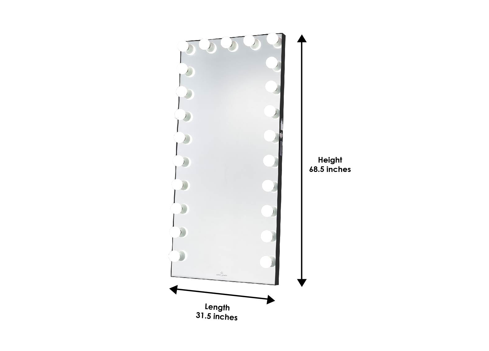 Star Vanity Full Length Hollywood Mirror