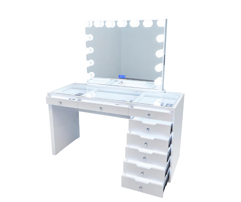 Carina Mirror Drawers White