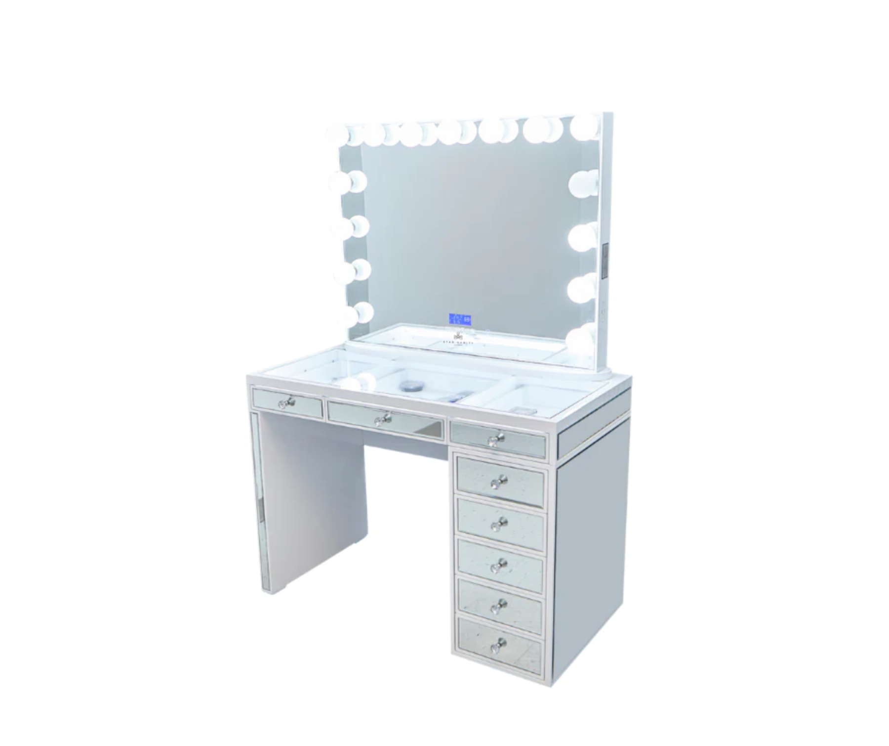 Carina Mirror Drawers White